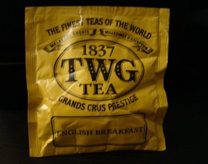 TWG tea bags courtesy of Conrad Centennial Singapore