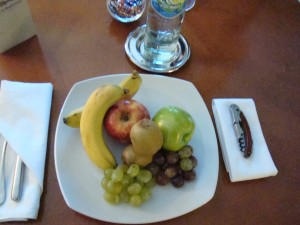 Park Hyatt Mendoza Fruit Plate Amenity