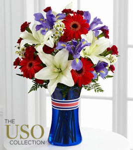 Perfect for Father's Day FTD Patriotic Bouquet