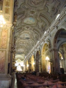 Interior of Cathedral de Santiago