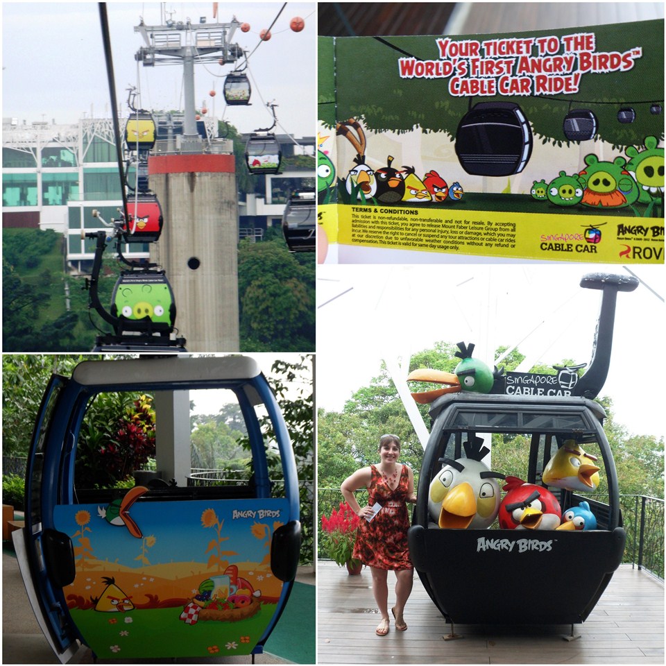 Angry Bird Cable Car Singapore
