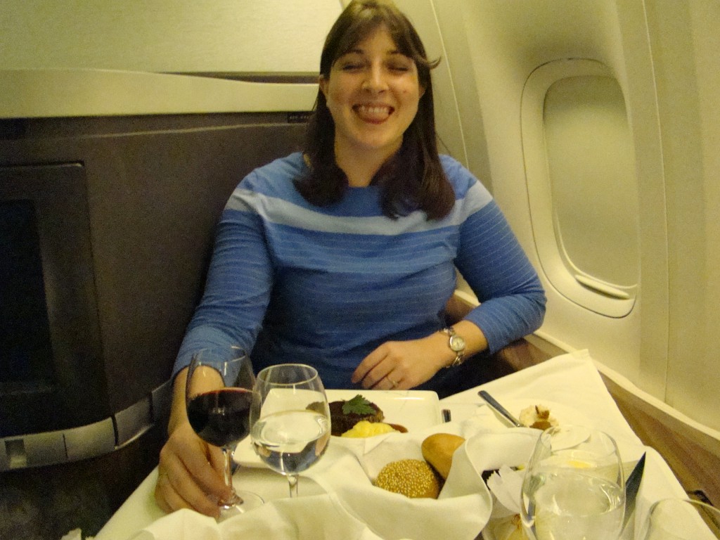 Dining together in Cathay First