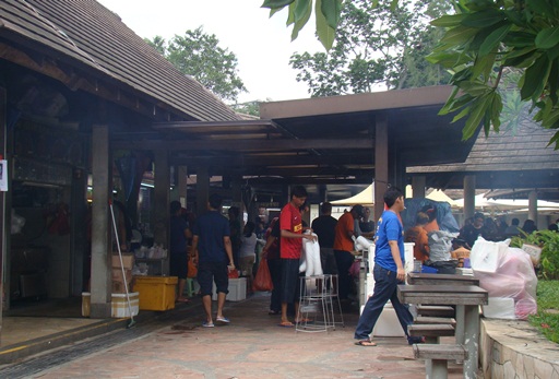 East Lagoon Food Village Satay stalls