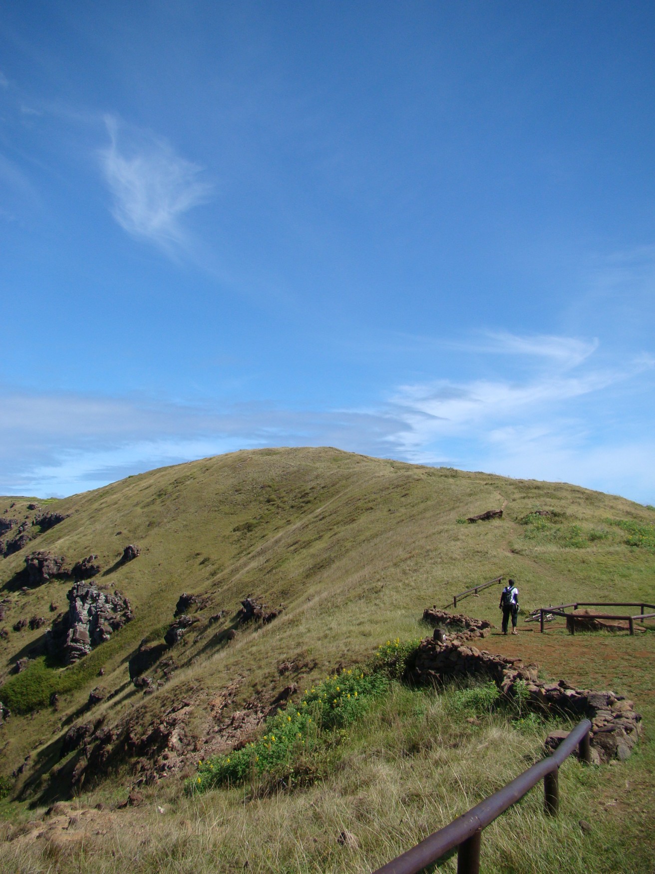 Ridge Rano Kau Easter Island