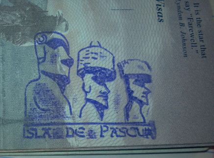 Easter Island passport stamp