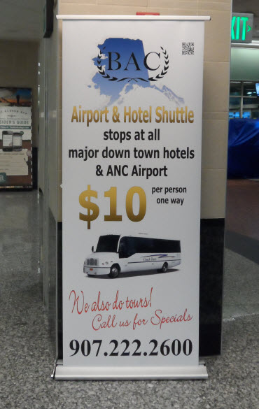 BAC Anchorage Airport Shuttle $10