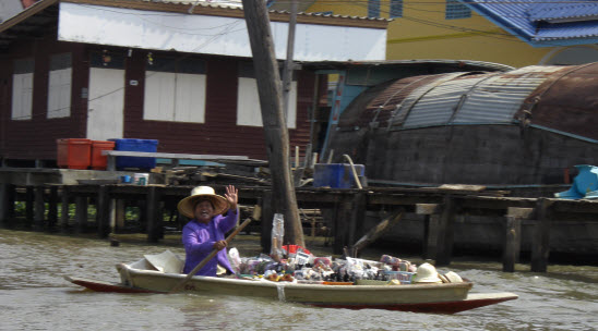 Bangkok Souvenirs by Boat